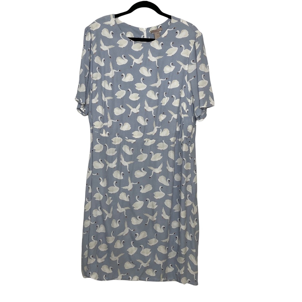 H&M Swan light blue dress